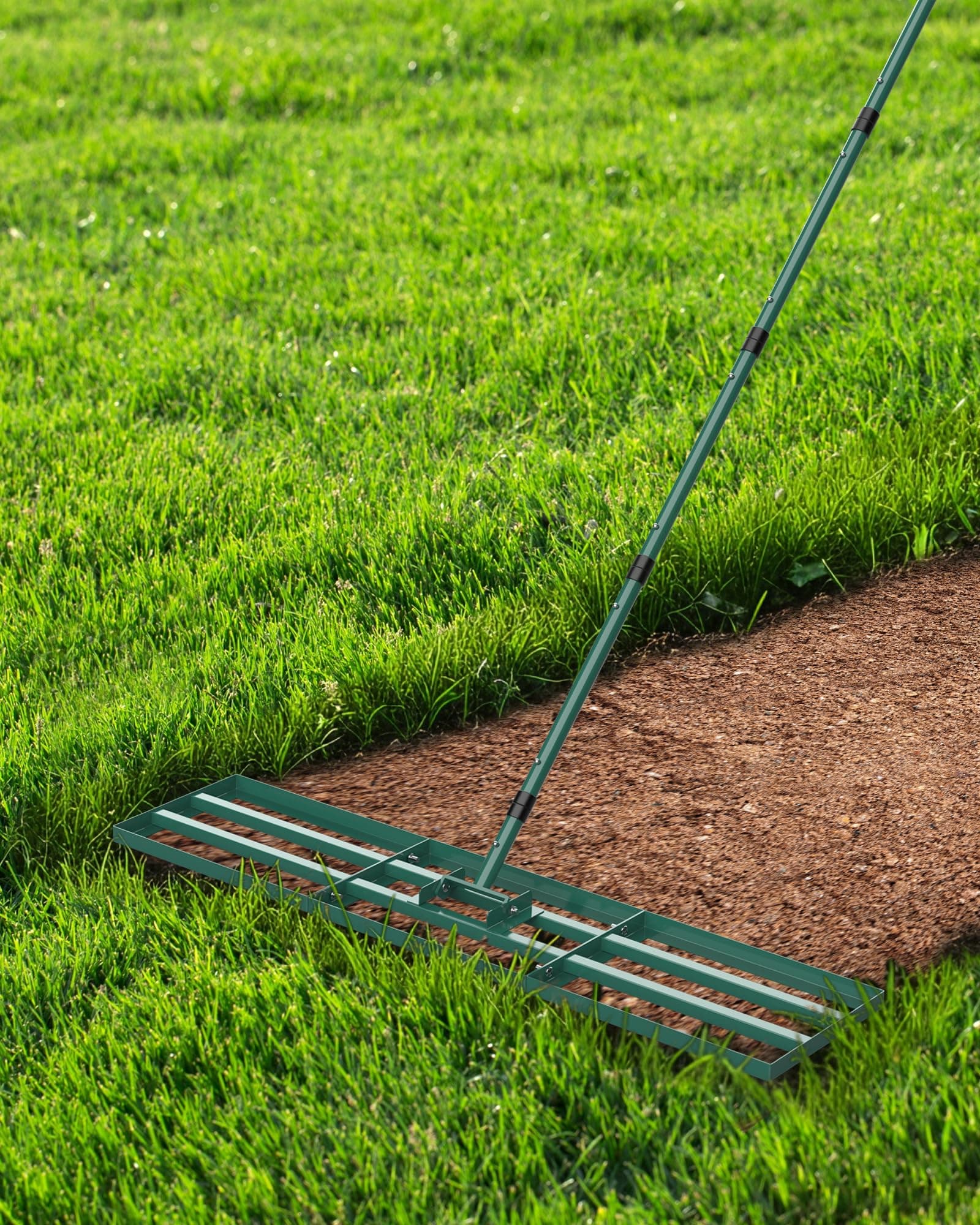 TITECK Lawn Leveling Rake, 45x10 Inch Lawn Leveler Tool