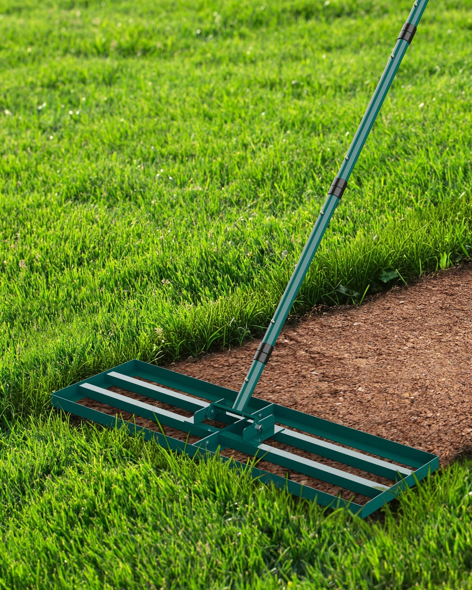 Lawn Leveling Rake, 30x10 Inch Lawn Leveler Tool