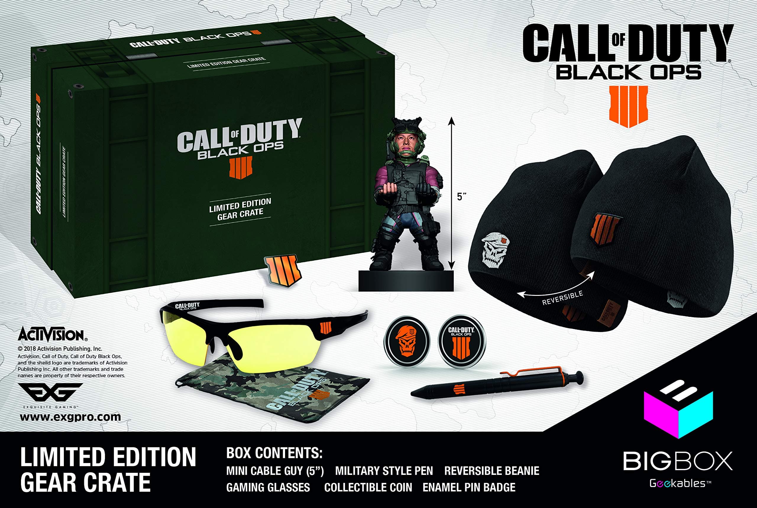 Exquisite Gaming Call of Duty Black Ops IV Big Box - Nintendo Wii; Gamecube
