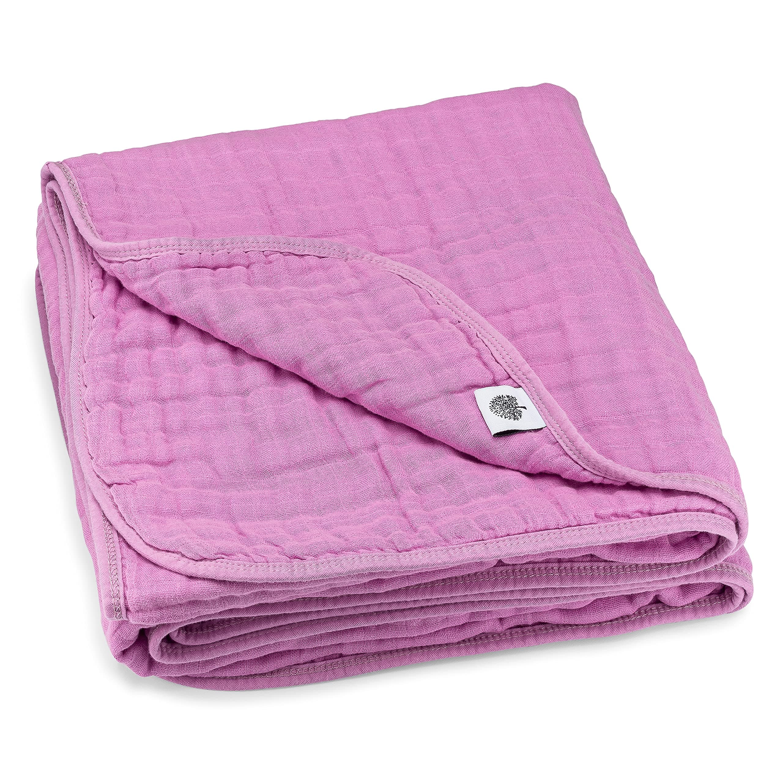 Parker Baby Co. Soft Baby Quilt Blanket for Nursery and Tummy Time - Lily
