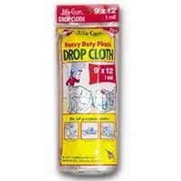Warp Brothers Cloth Drop Plastic 1Mil 9X12Ft JC-9124