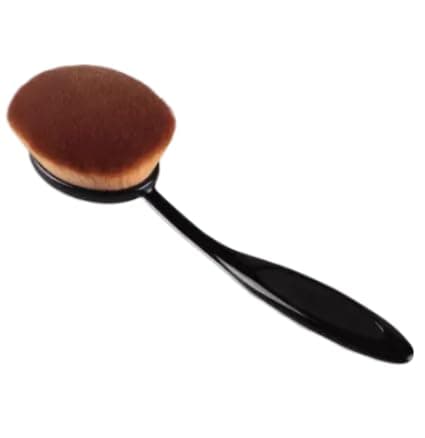 Harshlove Oval Makeup Brush and Foundation Brush Set - Professional Oval Brushes for Flawless Makeup Application and Blending (Pack of 2)