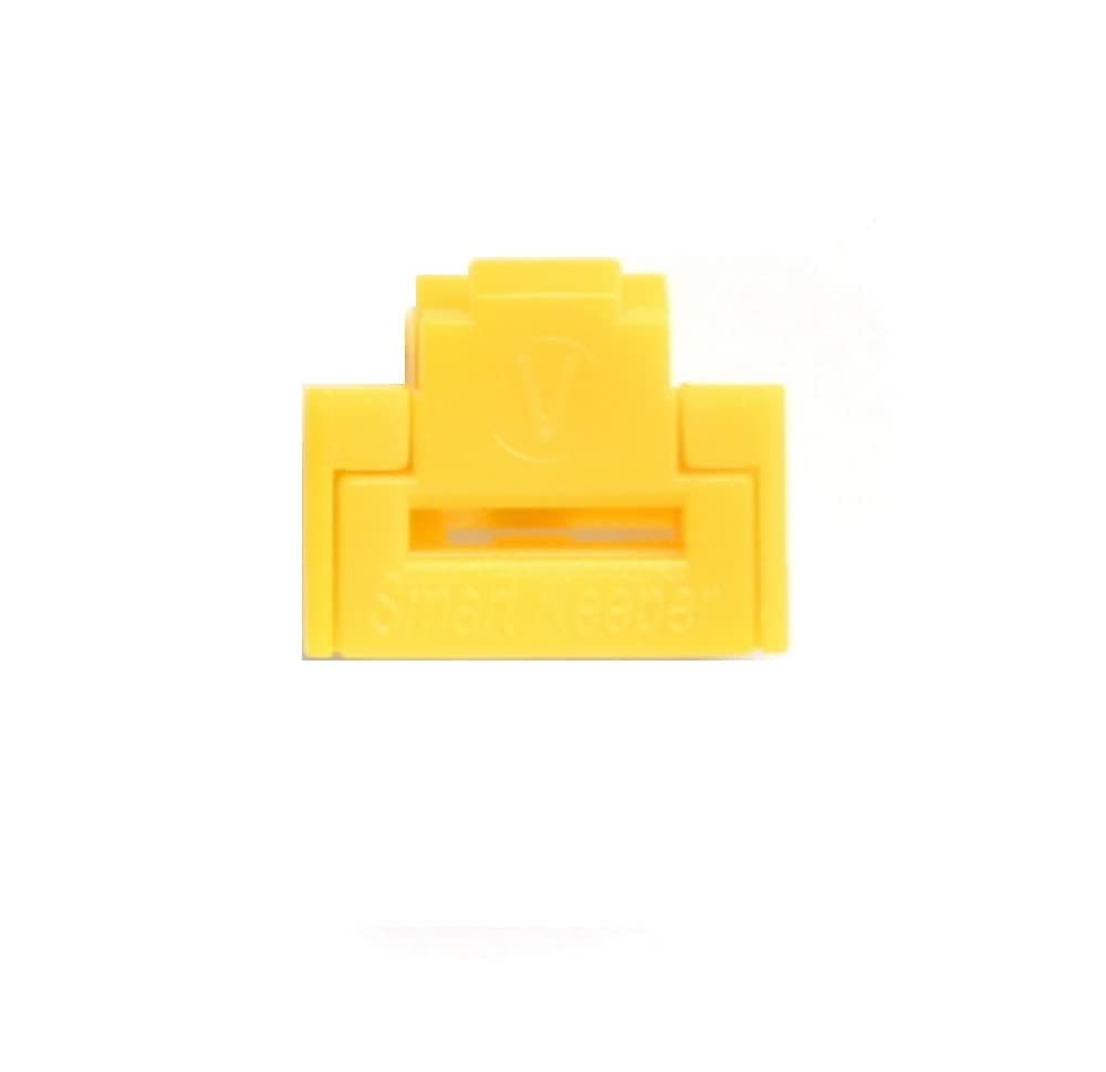 SmartKeeper Essential / 12 x RJ45 Port Blockers Without Lock Key Basic/Yellow
