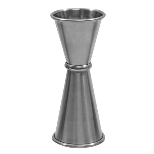TableCraft JJ1205 Japanese Jigger, Double-Sided 1 oz and 1½ oz, Stainless Steel, Tall Profile, Precise Pour Design, Washable in Dishwasher, 6-Pack