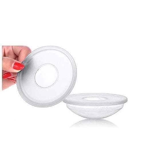 FINEVER Breast Milk Leaking Storage Collection Shells Nursing Mom for Breastfeeding Nipple Cups Reusable Washable (2 Pack)