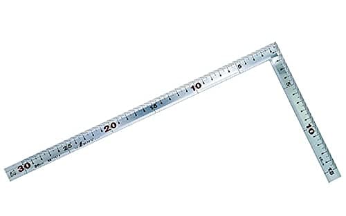 Shinwa Sokutei 10634 Winding Metal, Silver, 11.8 inches (30 cm), Front and Back cm Scale