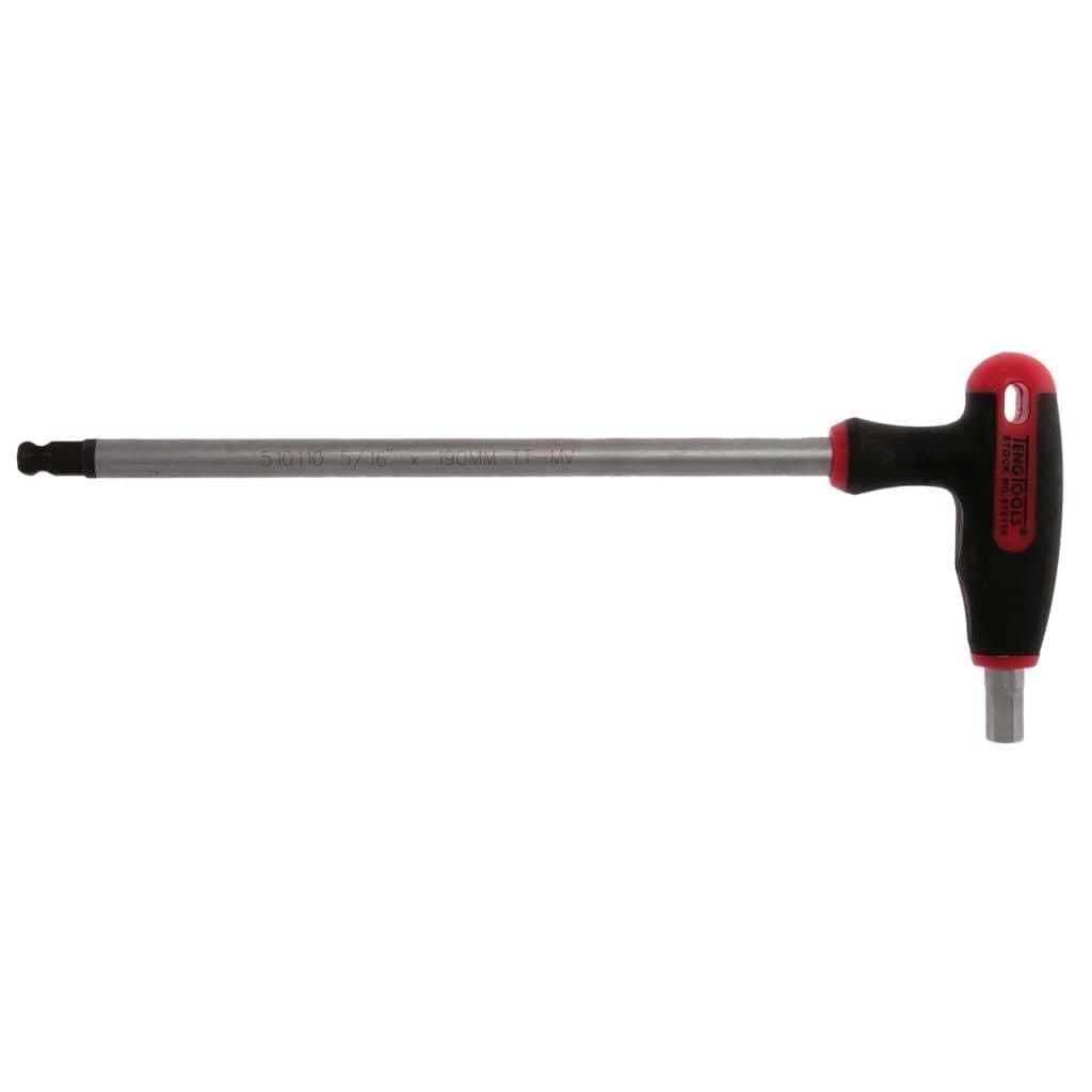 Teng Tools 5/16 Inch SAE Ball Point End T-Handle Hex Key Driver - 510110