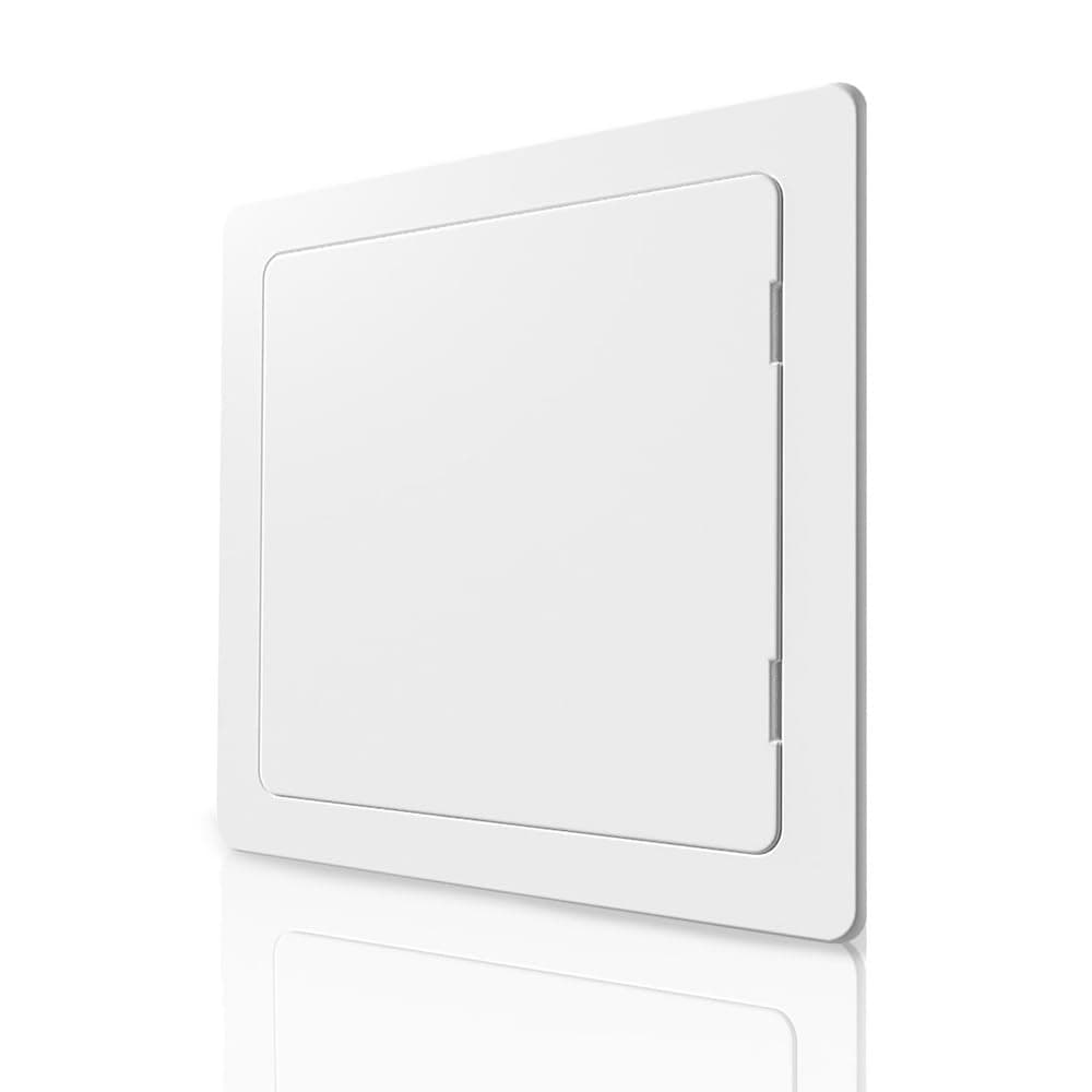 BOZZON Access Panel for Drywall - 24 x 24 in - Wall Hole Cover - Access Door - Plumbing Access Panel for Drywall - Heavy Durable Plastic White