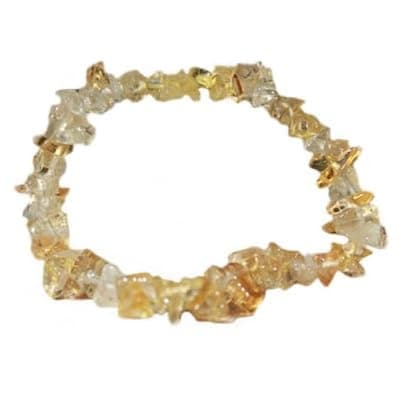 Rutilated Quartz Chip Natural Stone geofossiles Mineral Healing Crystals BRC34