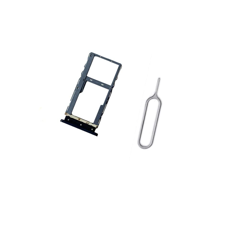 ruichuang Sim Card Tray Holder SD Tray Replacement for TCL A2 A507DL Black