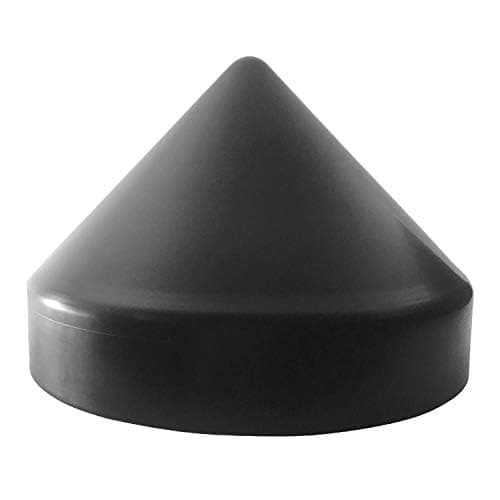 XCEL USAMADE Marine Cone Dock Piling Cap Fence Post Cone Cap 100% Polyethylene Last 10+ Years Made in USA Heavy Duty Pylon Cap for Docks and Posts (Black, 9")