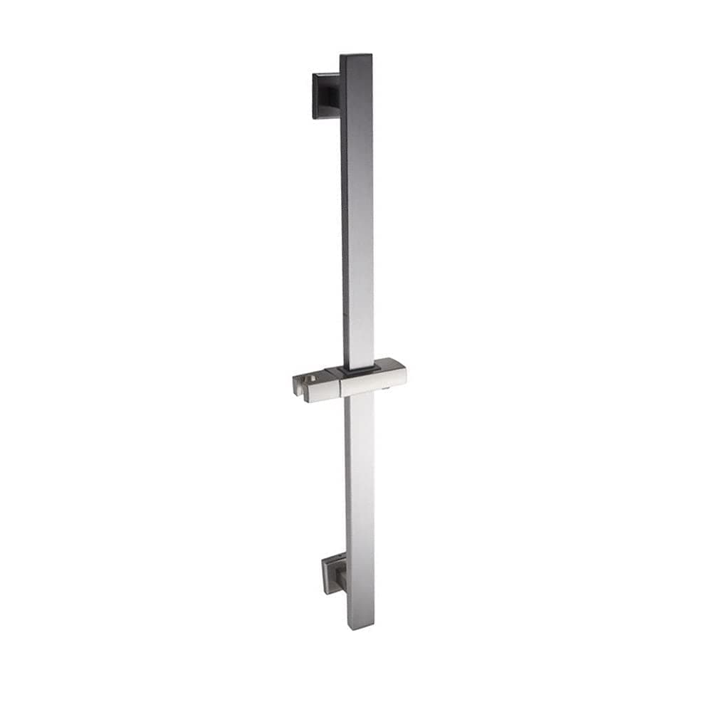 Akitbahome Shower Slide Bar Grab Bar for Bathroom Height/Angle Adjustable Handheld Shower Holder,SUS 304 Stainless Steel Brushed Nickel Finish