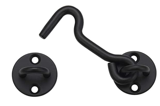 Raswik - Pestillo de privacidad (10,16 cm), color negro