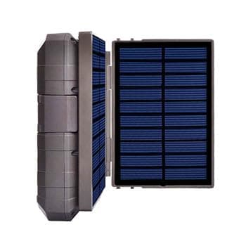 BC-02 2.5W Foldable Solar Panel + Power Bank Kit (IP66 Waterproof, 5V/2A Output) for Outdoor Charging | for Trail Camera or Other DC Port Device