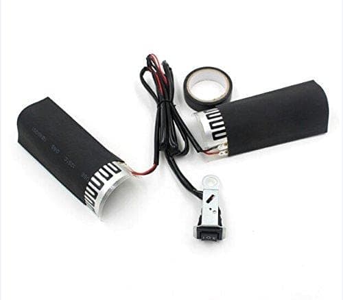MERISHOPP Universal 12V Motorcycle Motorbike Handlebar Warm Heated Grip Kit Pads| Universal Fit | High-Performance