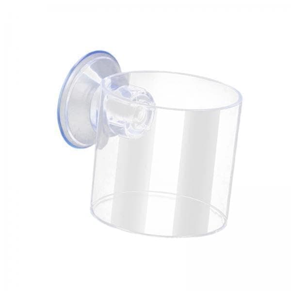 Fenteer 6X Fish Feeding Rings, Transparent Feeding Station for Aquariums, 5 Pcs