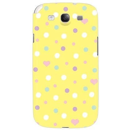 Second Skin uistore Dot (FreshLemon) for Galaxy SIII SC-06D/docomo DSCGS3-ABWH-194-X045