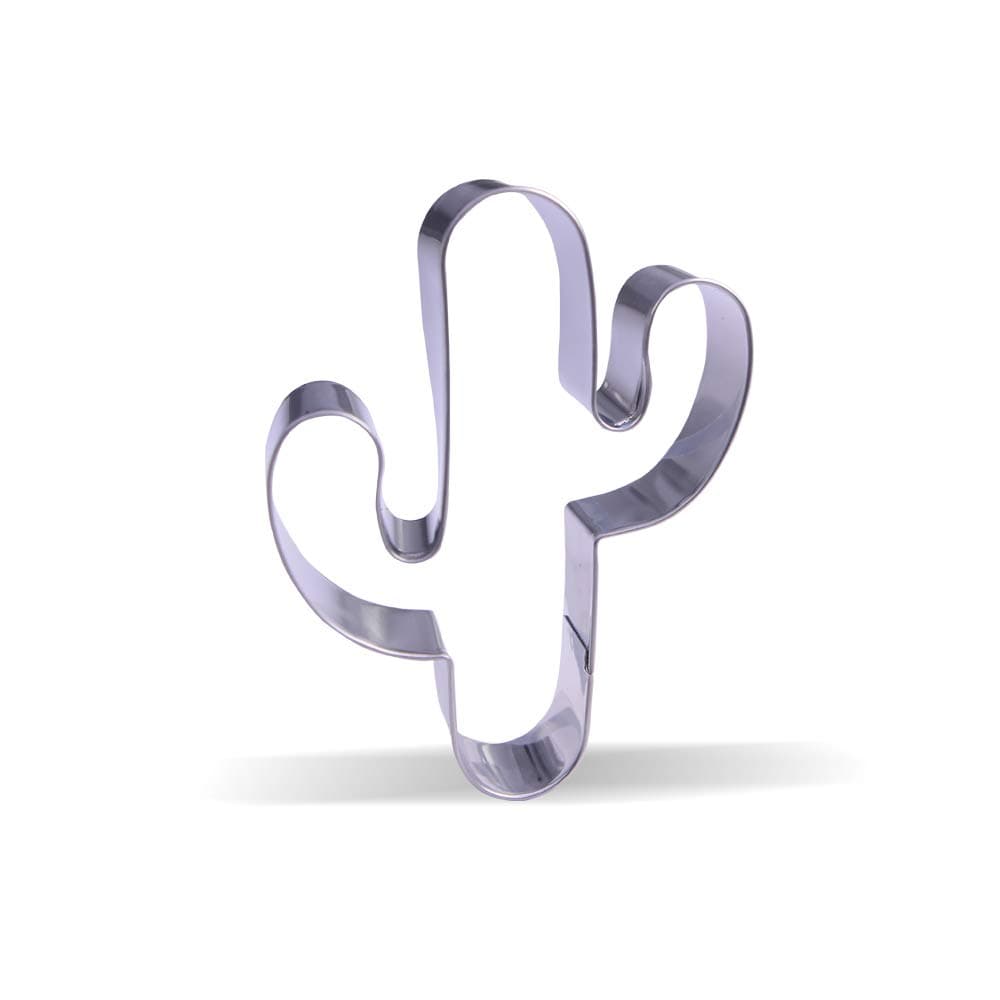 Keewah 3.8 inch Cactus Cookie Cutter - Stainless Steel