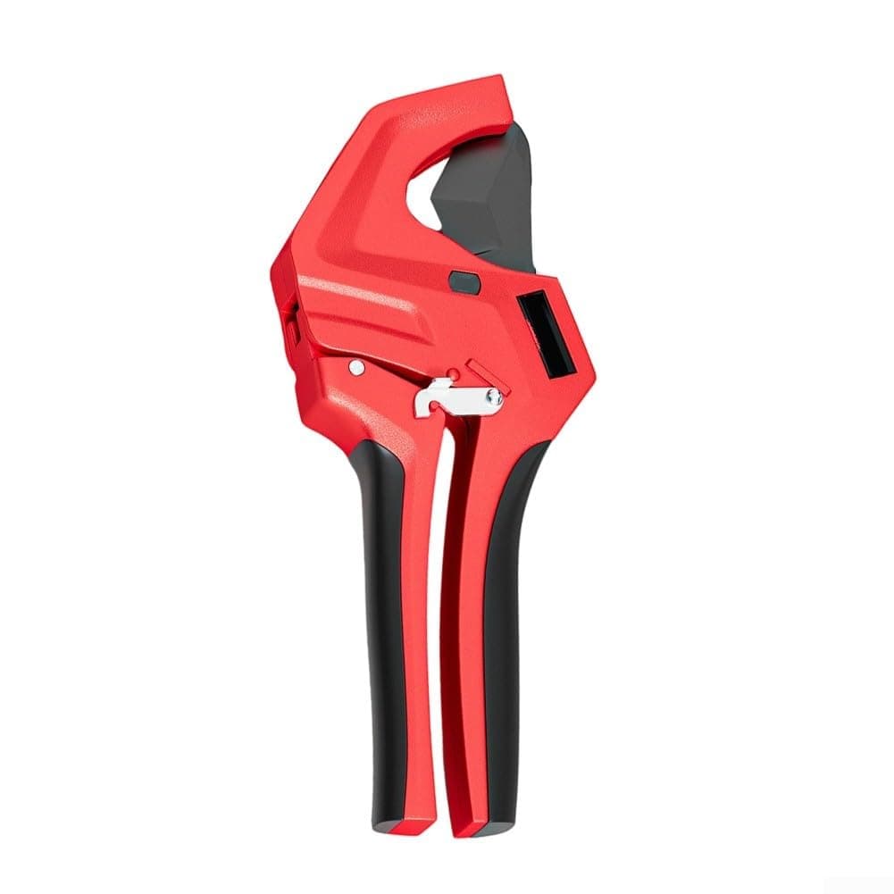 Pipe Cutter for PPR PVC Copper Tubing - Heavy Duty Aluminum Alloy Scissors with Safety Lock for Plumbing Tasks(B)