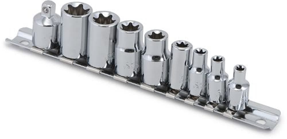 Titan 16139 External Star Socket Set - 9 Piece