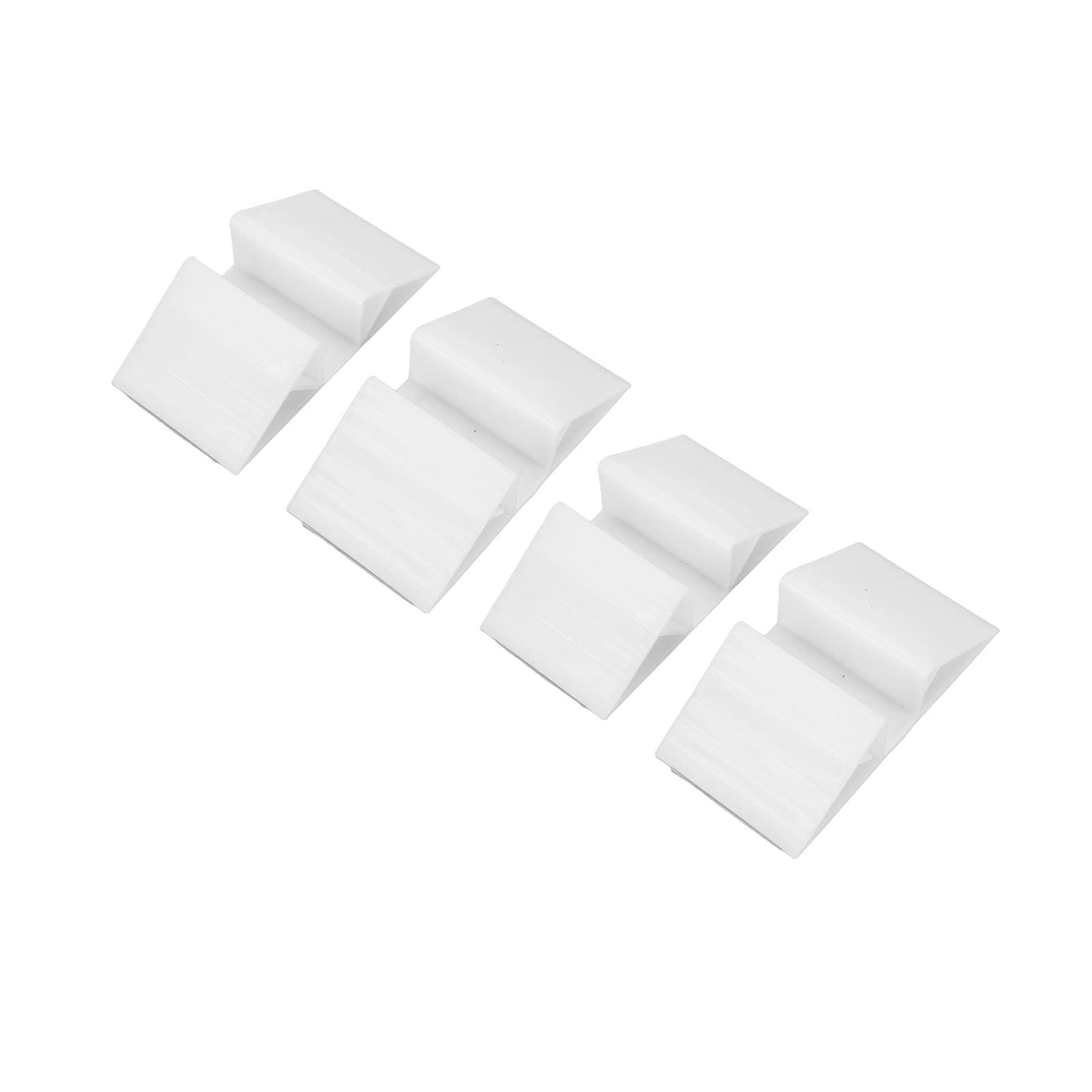 Sturdy Pet Gate Support Feet Set 4 PCS with Triangular Design for Dog Fence and Doorway Reinforcement - HeavyDuty PP Material for Hallway Porch Staircase Versatile Use