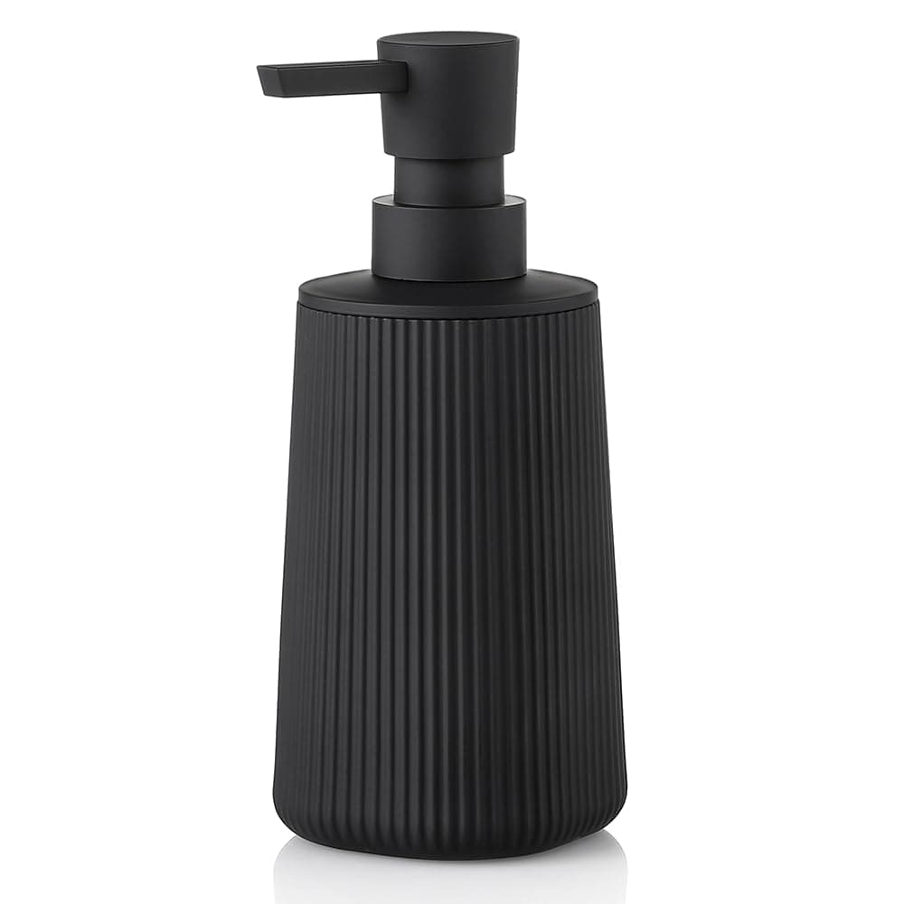 YAUKPH Small Soap Dispenser for Bathroom and Kitchen Matte Black