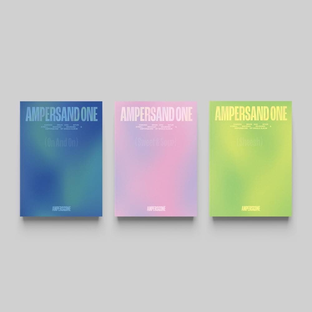 AMPERS&ONE AMPERSAND ONE 1st Single Album CD+Booklet+Folded poster on pack+Sticker+Wide polaroid+Selfie photocard+Tracking Sealed (Random Version)