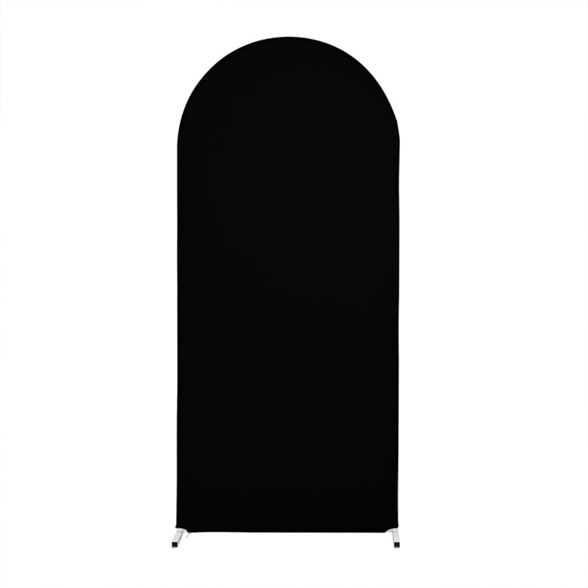 Eioflia Wedding Arch,Arch Backdrop Cover,Arch Covers Stretchy Backdrop Washable Arch Backdrop Stand Cover,Backdrop Cover for Wedding Party Decor 78.7 * 39.4inch, Black