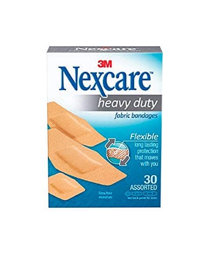 Nexcare Beige Fabric Bandages - Total Qty: 6; Each Pack Qty: 30; Total Items Rec: 180