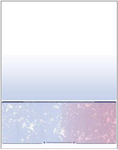 Compuchecks 2500 Blank Checks on Bottom Stock Paper - Compatible with QuickBooks & VersaCheck (Blue/Red Prismatic) - Print Easy, Secure Computer Laser Checks for Business, Payroll or Personal Use
