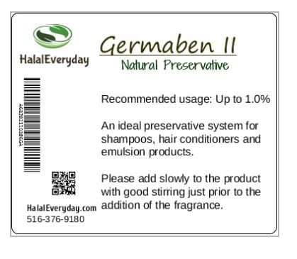 Germaben II 4 Oz - Natural Preservative - Great for Preservation of Personal Care Products - ready to-use complete antimicrobial preservative system with a broad spectrum of activity