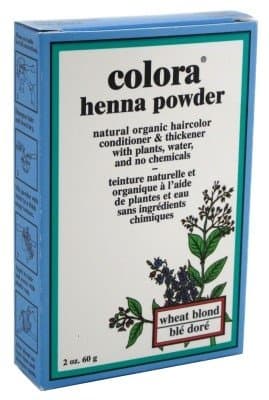 Colora Henna Powder Hair Color Wheat Blonde 2oz (2 Pack)
