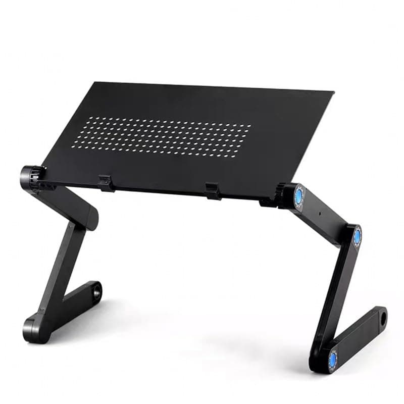 Zippace Adjustable Lap Desk for up to 17” MacBook Air/Pro Dell HP All Laptop Computer Portable Multifunctional Ergonomic Vented Table Mount TV Bed Tray Book Holder Stand Desk (480 * 260mm, Black)