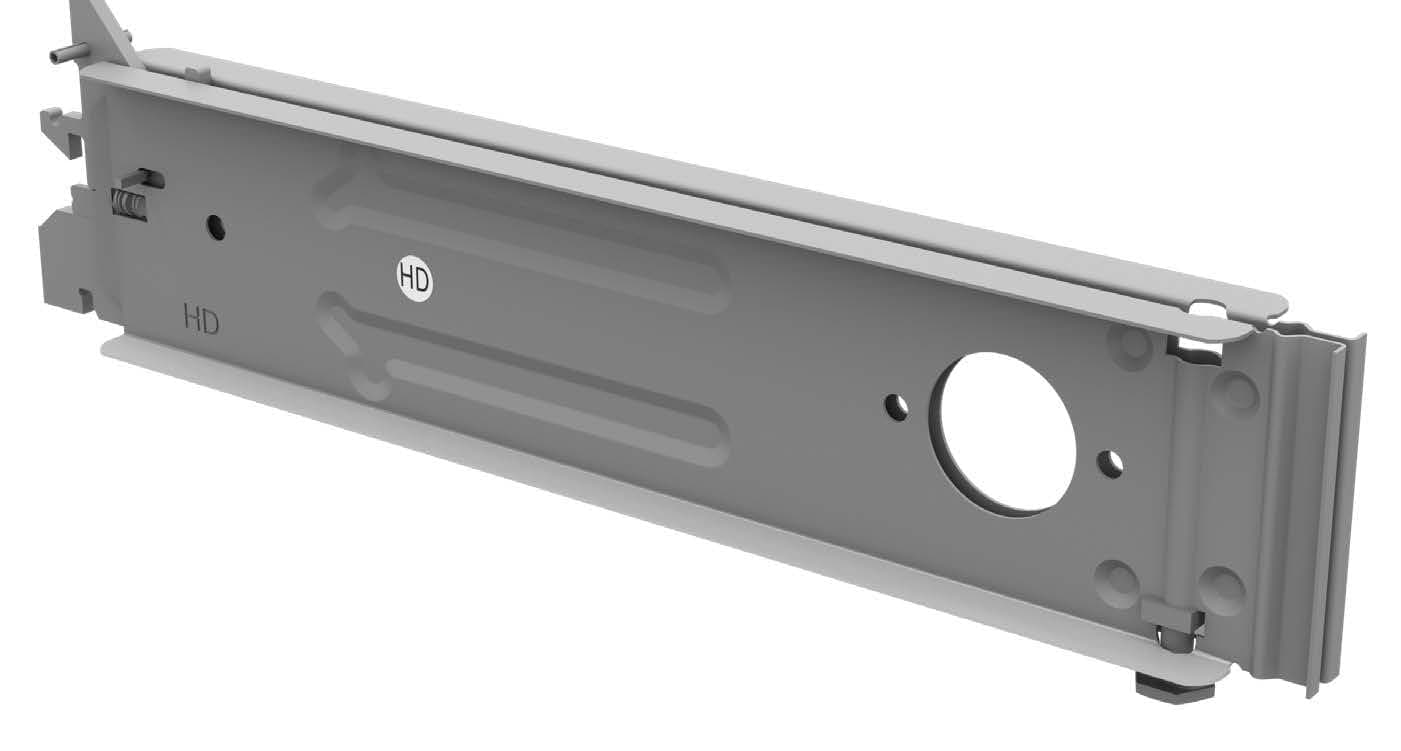 Lozier Universal Base Bracket for 22" Deck (Low Base) PTD Painted Random
