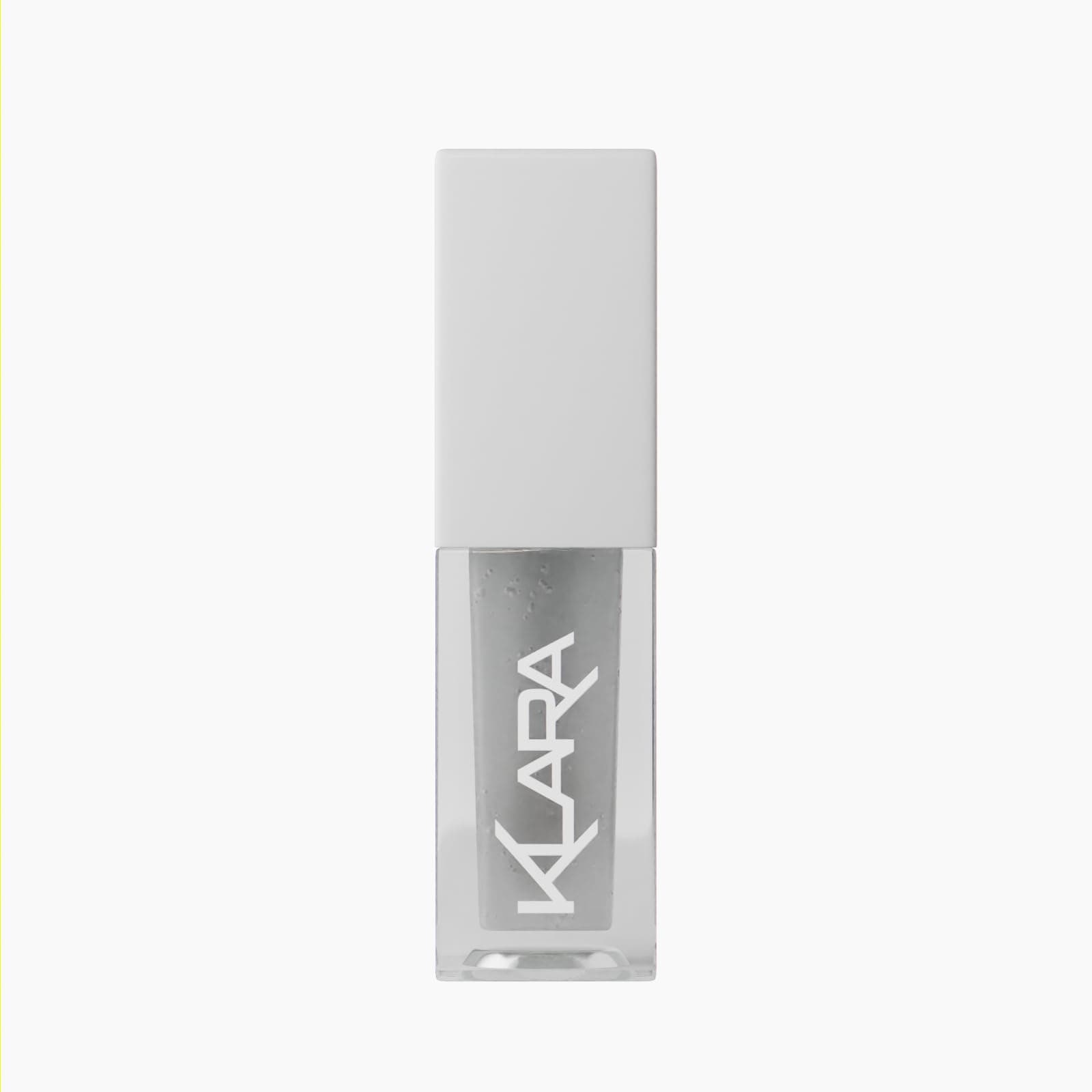 Klara Cosmetics Lip Glow Oil - Hydrating Lip Oil for Nourished, Glossy Lips - Lip Makeup with Hyaluronic Acid and Vitamin E - Coconut - 6 ml