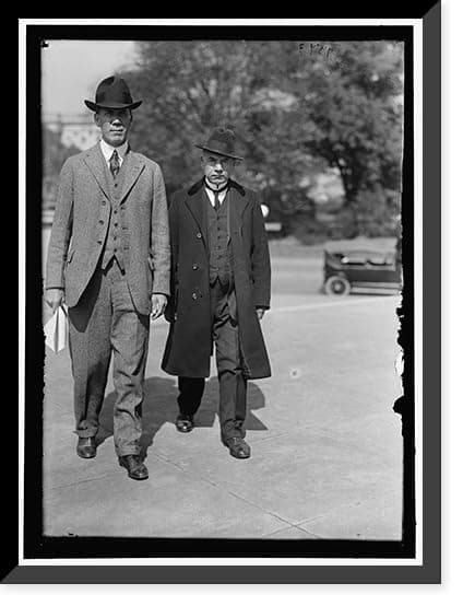 Historic Framed Print, CROSSER, ROBERT, REP. FROM OHIO, 1913-1923. RIGHT, WITH T.K. GIRAGOSSIAN - 2, 17-7/8" x 21-7/8"