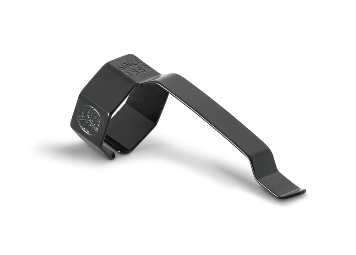Kaweco Perkeo Clip in Black for Perkeo Series I Pen Holder with Subtle Logo | Accessory Made of Stainless Steel I Black