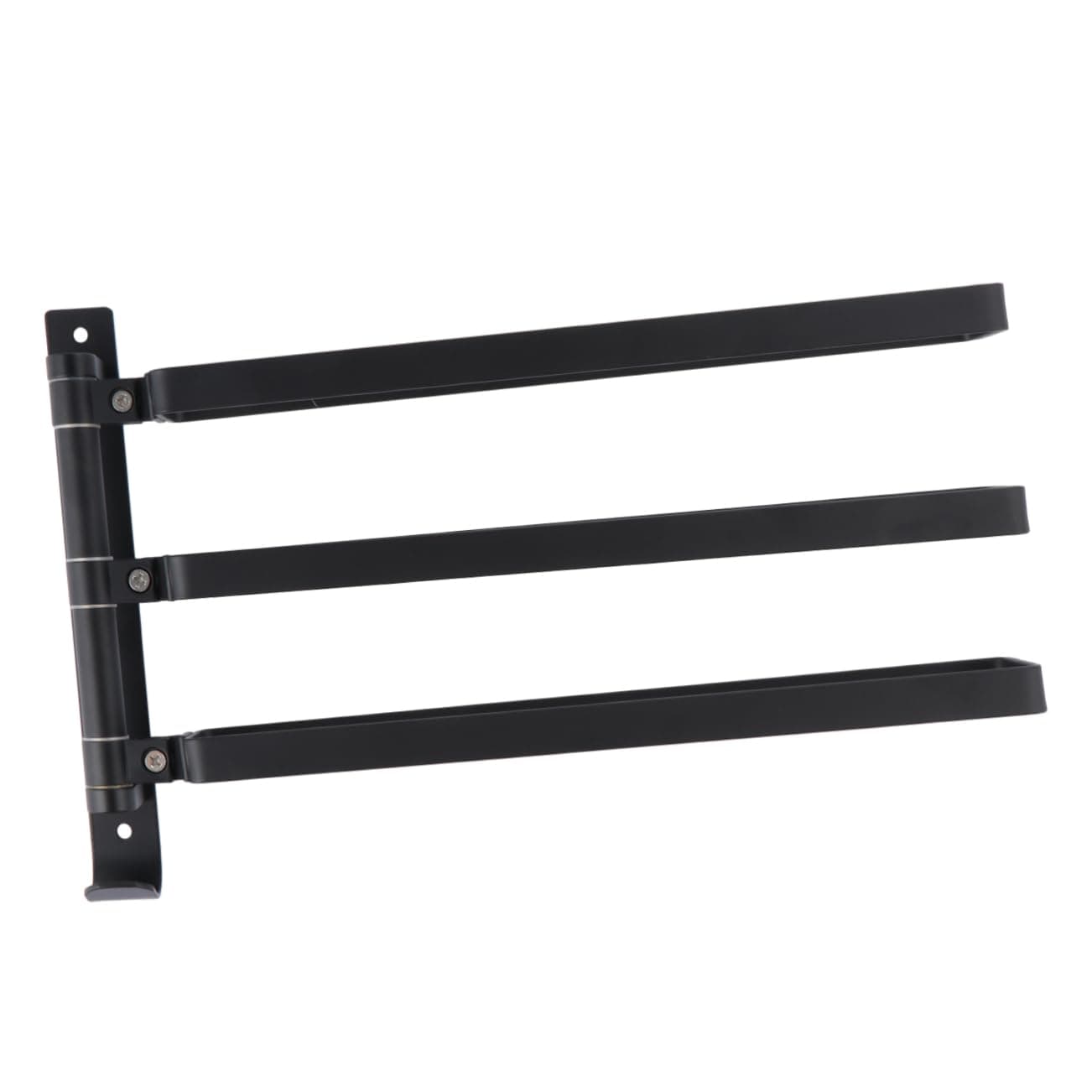 OSALADI Rotatable Towel Bar Punch Design Space-Saving Bathroom Rack for Easy Towel Storage and Organization Elegant Finish for Bathroom Kitchen