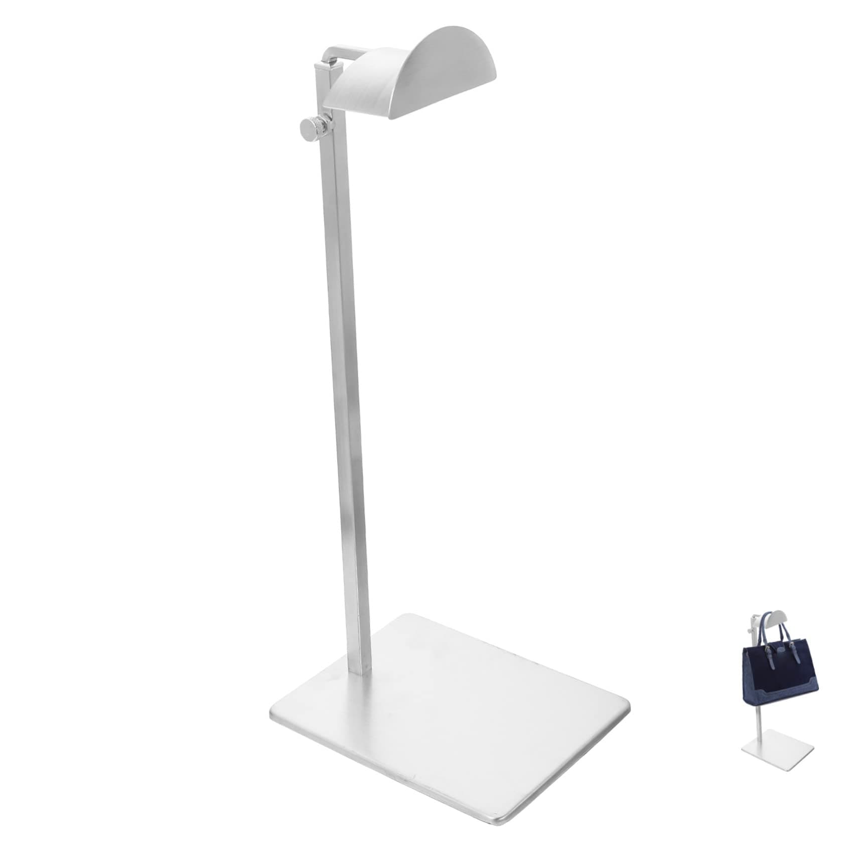 Yardenfun Stainless Steel Display Stand Purse Display Rack Adjustable Handbag Rack Stand