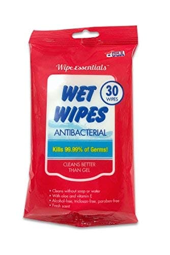 WipeEssentials Hand Sanitizer Wipes for Adults & Kids - 90 Count, 3 Packs