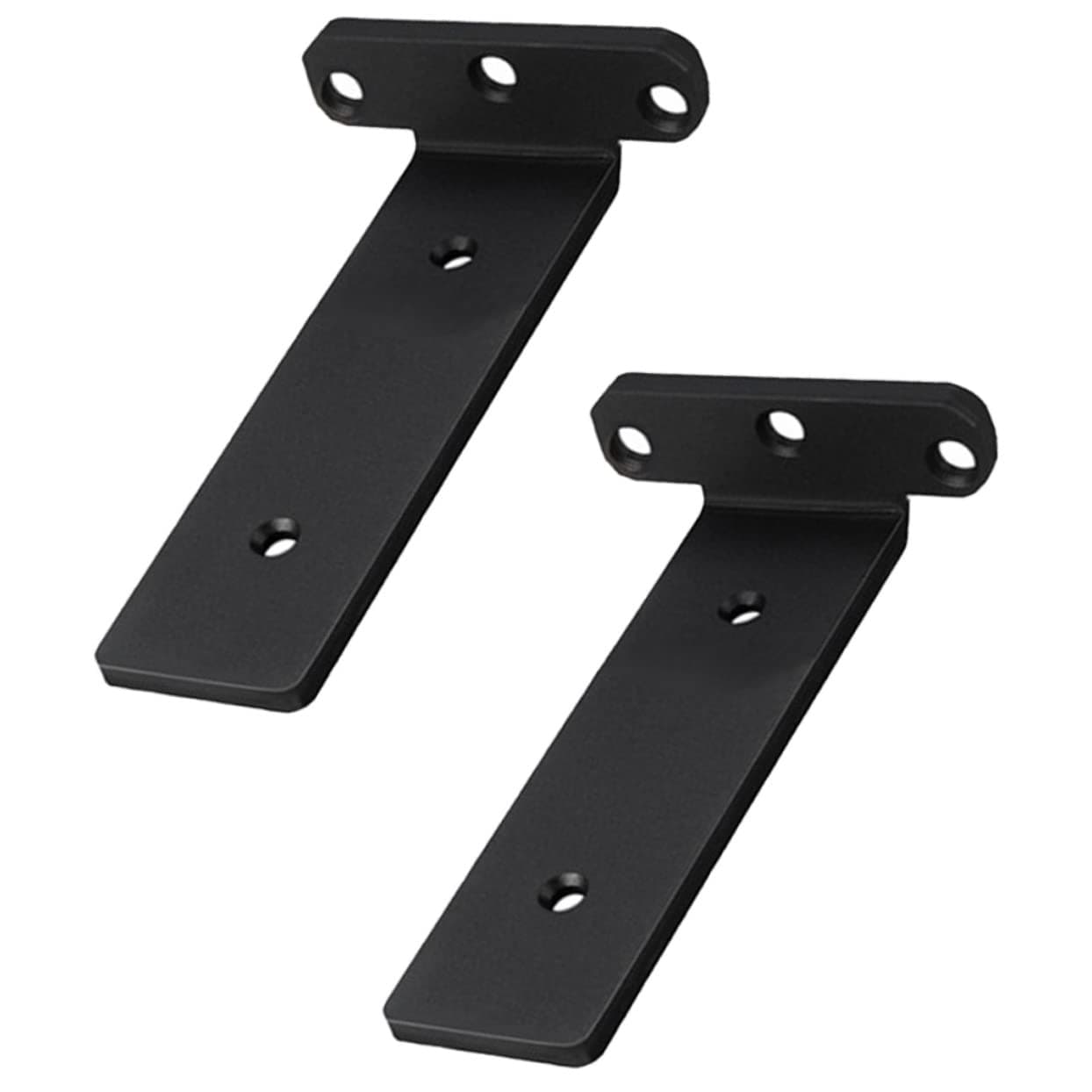 OSALADI 2pcs Floating Shelf Bracket Heavy Duty Invisible Brackets Steel Shelf Supports Smooth Surface for Easy Installation