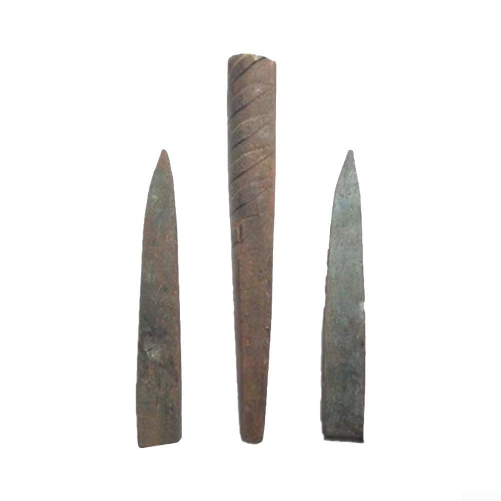 30mm Rock Splitting Wedges Concrete Stone Splitter Tools for Granite Marble Limestone Boulders Heavy Duty Steel Hand Tool for Masonry Quarrying Landscaping Projects 160mm Length