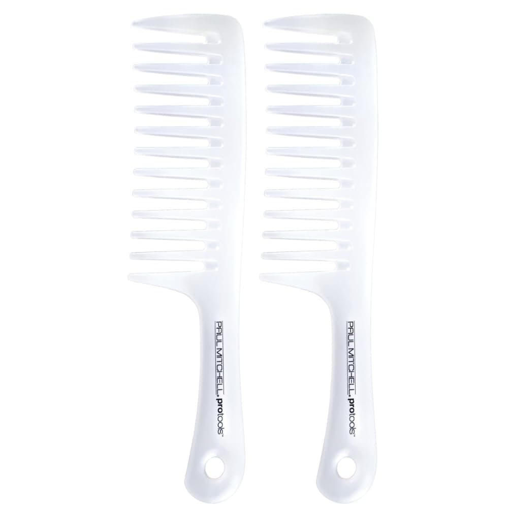 Paul Mitchell Detangler Comb, Wide Tooth Comb Detangles Wet or Dry Hair (Pack of 2)