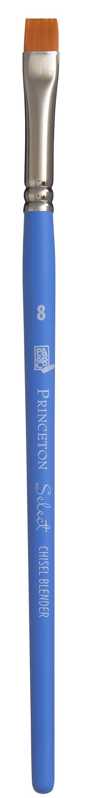 Princeton Artist Brush Select Synthetic Chisel Blender Brush, Size 8