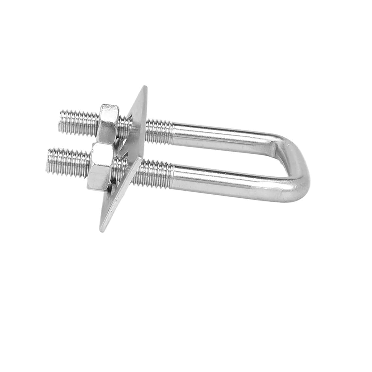 Round U-Bolts, 304 Stainless Steel Square U-Bolt - U-Shaped Screw with Baffle for Secure Connections