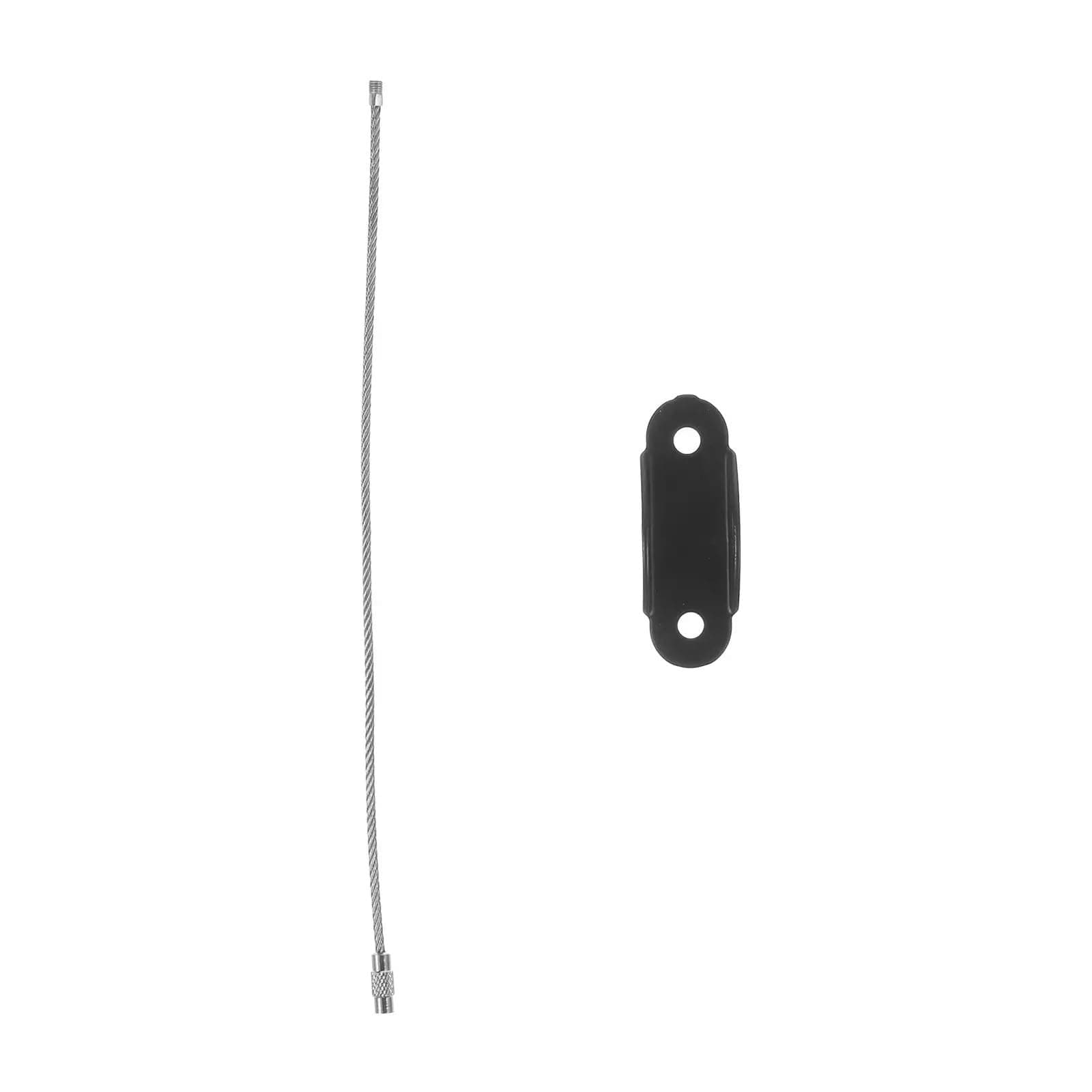 Lawsen Furniture Anchors 20pcs Furniture Anti Tip Kit Wide Straps Screws Wall Anchors for Furniture Dresser(Black)