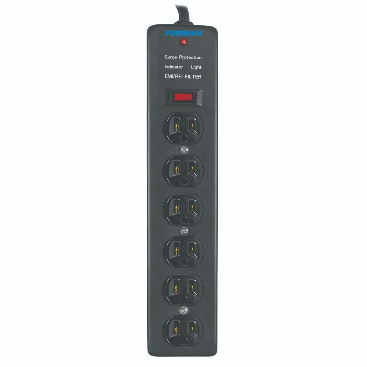 Furman SS-6-FUR 6 Outlet Vertical Surge Suppressor - Black