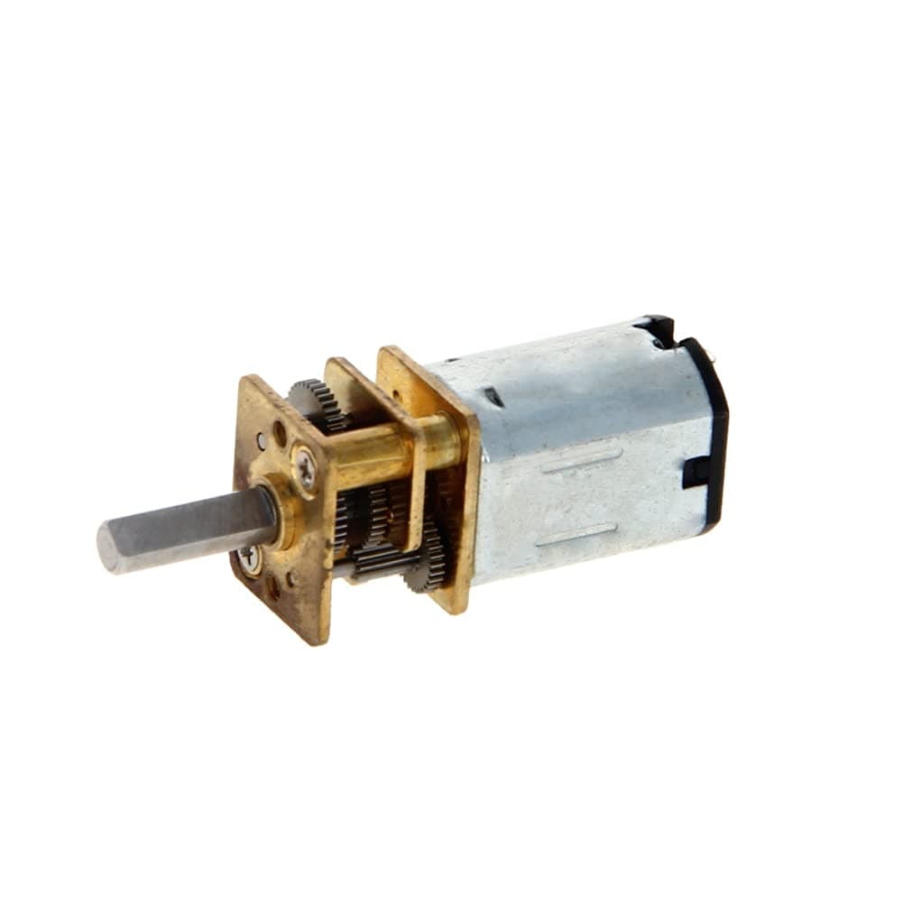 Heyiarbeit 100RPM 0.15A DC Micro Gear Reduction Motor Motor High Torque Electric Micro Speed Motor Electric Gearbox 12GA for RC Car Robot Model DIY Engine 1Pcs