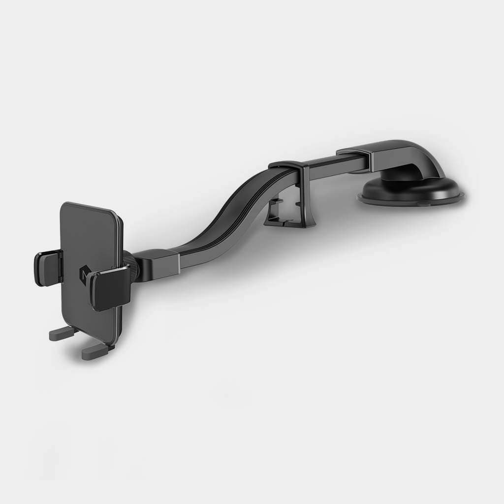 Mighty Mount Car Phone Holder - Adjustable Cellphone Automobile Cradles – Universal Fit Cell Phones Holder -Phone Mount for Car Compatible for up to 4-Inch-Wide Smartphones
