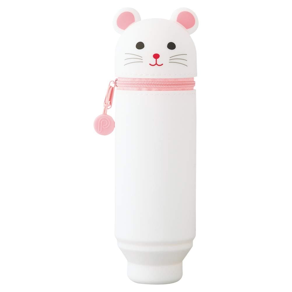 Animal design stand pen pencil case Rat Standard A7712-15